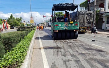 Phú Yên - Khánh Hòa: Sửa chữa hư hỏng, đảm bảo ATGT trên các tuyến quốc lộ