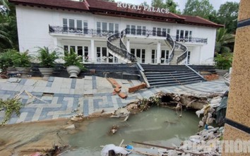 Thay đổi cống thoát nước, Resort Hoàng Gia khiến cả khu phố bị ngập nặng