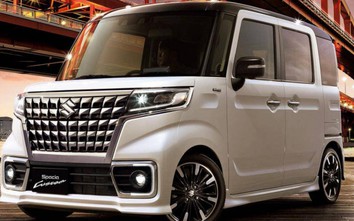 Xe đô thị Suzuki Spacia Custom ra mắt, đầu xe giống Toyota Alphard