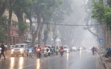 Thời tiết Hà Nội 11/1: Trời lạnh, mưa phùn, ra đường cần mang ô dù, áo mưa