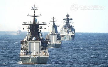 Căng thẳng leo thang, Nga tập trận hải quân lớn, huy động tất cả hạm đội
