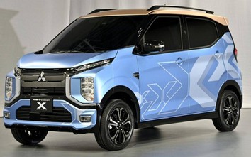 Minivan chạy điện Mitsubishi K-EV ra mắt, giống hệt Xpander
