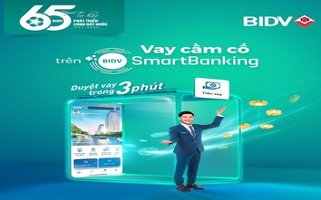 Vay online trong 1 phút và nhiều tính năng mới trên BIDV SmartBanking