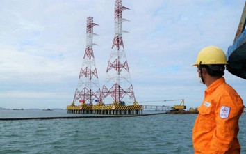 Đường dây 220 kV vượt biển Kiên Bình-Phú Quốc sẽ đóng điện trong qúy 2/2022