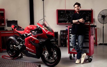 Chiêm ngưỡng siêu mô tô Ducati Superleggera V4 đại gia Minh Nhựa mới tậu