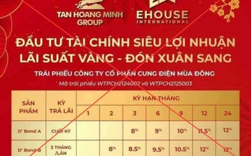 Tân Hoàng Minh: Sẽ trả lại tiền trái phiếu bị huỷ, mong được thông cảm