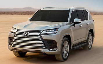 "Chuyên cơ mặt đất" Lexus LX 600 2022 chuẩn bị về Việt Nam?