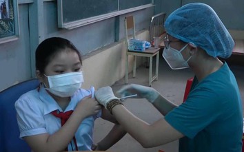Hơn 180.000 trẻ 5 - 11 tuổi ở Long An được tiêm vaccine ngừa Covid-19
