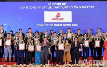 Đồng Tâm Group hiện diện Top 5 công ty uy tín ngành vật liệu xây dựng