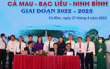 Thắt chặt tình đoàn kết giữa ba tỉnh Cà Mau - Bạc Liêu - Ninh Bình