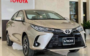 Giá xe Toyota Vios tháng 5/2022: Lăn bánh từ 534 triệu đồng