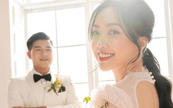Tiền đạo Đức Chinh tổ chức lễ cưới với cô dâu xinh như mộng