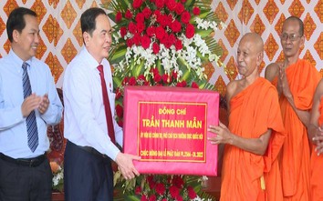 Phó Chủ tịch Quốc hội Trần Thanh Mẫn chúc mừng Đại lễ Phật đản ở Cần Thơ