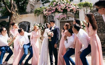 Lộ ảnh hiếm của Minh Hằng trong đám cưới: Dung nhan chồng đại gia gây chú ý