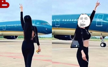Vì sao an ninh không xử lý khách nữ tạo dáng quay Tiktok ở sân bay?