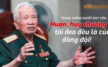 Trung tướng Khuất Duy Tiến và chuyện 6 lần vợ sinh con đều không thể về