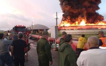 Lãnh đạo VN gửi điện thăm hỏi Cuba về vụ cháy bể chứa dầu nghiêm trọng