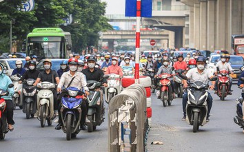 Giao thông "giảm nhiệt" sáng đầu tuần sau tách làn cứng đường Nguyễn Trãi