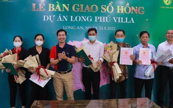 Trần Anh Group tổ chức lễ bàn giao sổ hồng đợt 1 dự án Long Phú Villa