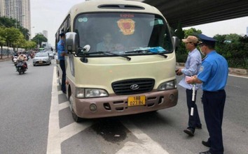 Dịp nghỉ lễ 2/9: Hà Nội xử lý hơn 60 trường hợp xe khách vi phạm