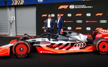 Audi sẽ trình làng siêu xe mới tại giải đua F1 năm 2026