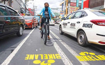 Thách thức quản lý 500km đường cho xe đạp ở Philippines