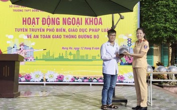 Thái Bình đẩy mạnh xây dựng văn hoá giao thông cho học sinh, sinh viên