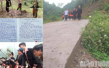 Yên Bái: Đồng bào Dao ở Văn Yên viết đơn tự nguyện hiến đất làm đường