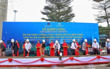 Hà Nội khởi công dự án tăng cường giao thông đô thị cho tuyến ĐSĐT số 3