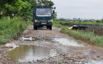 Thái Bình: Đường liên xã xuống cấp nghiêm trọng, đầy rẫy bẫy người đi đường