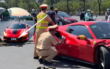Tài xế Ferrari 488 va chạm xe máy khiến 1 người tử vong đã ra đầu thú