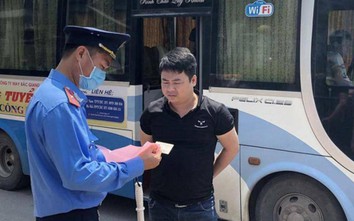 Một tháng, Thanh tra GTVT Hà Nội xử phạt hơn 1.200 xe vi phạm
