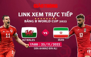 Link xem trực tiếp Xứ Wales vs Iran, bảng B World Cup 2022