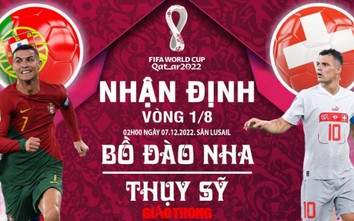 Nhận định, dự đoán kết quả Bồ Đào Nha vs Thụy Sỹ, vòng 1/8 World Cup 2022