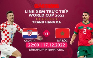 Link xem trực tiếp Croatia vs Ma Rốc, tranh hạng ba World Cup 2022