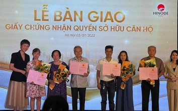 Hinode City chính thức bàn giao sổ hồng cho cư dân