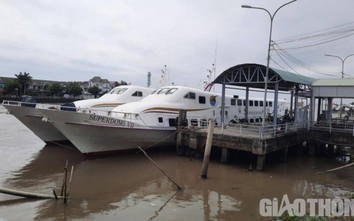 Kiên Giang: Gió giật mạnh, tàu, phà ra đảo Phú Quốc tạm dừng hoạt động