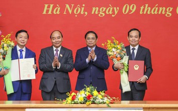 Công bố quyết định bổ nhiệm hai Phó Thủ tướng Trần Hồng Hà, Trần Lưu Quang