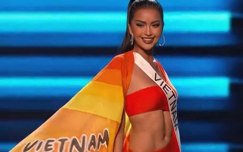 Clip: Ngọc Châu diện áo tắm, "đốt cháy" sân khấu Miss Universe