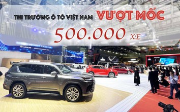 Infographic: Thị trường ô tô Việt Nam vượt mốc 500.000 xe