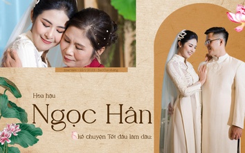 Hoa hậu Ngọc Hân kể chuyện Tết đầu làm dâu