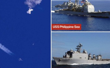 Mỹ điều loạt tàu chiến, thợ lặn tìm mảnh vỡ khí cầu Trung Quốc