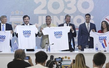 4 nước Nam Mỹ liên minh chạy đua đăng cai World Cup 2030