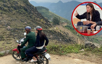 Thùy Tiên vượt đèo nấu trà sữa, chuẩn bị xây trường cho trẻ em ở Hà Giang