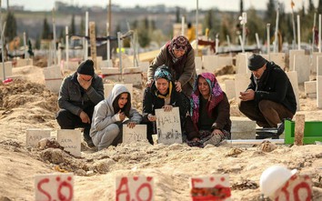 Động đất tại Thổ Nhĩ Kỳ, Syria: Nghĩa địa không còn chỗ chôn thi thể