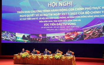 Thủ tướng chủ trì hội nghị về phát triển vùng Đồng bằng sông Hồng