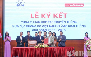 Báo Giao thông ký hợp tác truyền thông với Cục Đường bộ Việt Nam