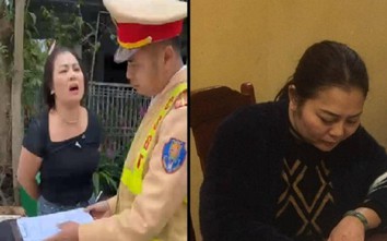 Công an Thanh Hoá thông tin vụ người phụ nữ lăng mạ CSGT,đòi "hôn đến chết"