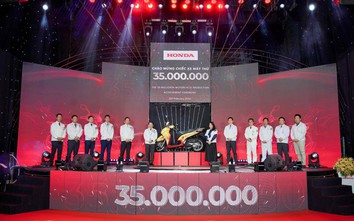 Honda xuất xưởng chiếc xe máy thứ 35 triệu tại Việt Nam