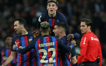 Cúp nhà Vua Tây Ban Nha: Barca đánh bại Real bằng bàn phản lưới nhà